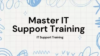 Master the Fundamentals of IT Support with Job Skill Share's Comprehensive Training Program