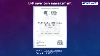 ERP inventory management