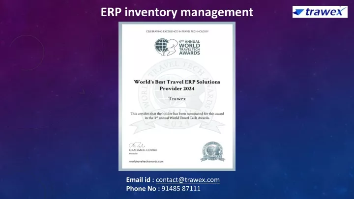 erp inventory management