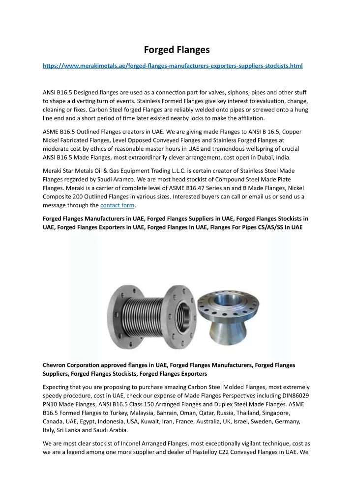 forged flanges