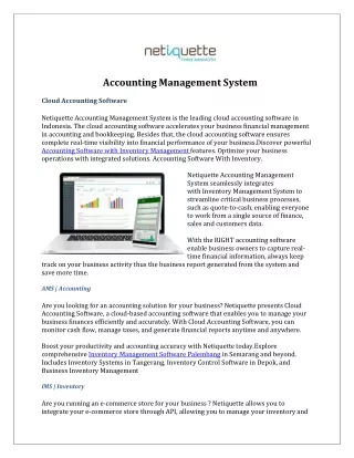 Accounting Management System