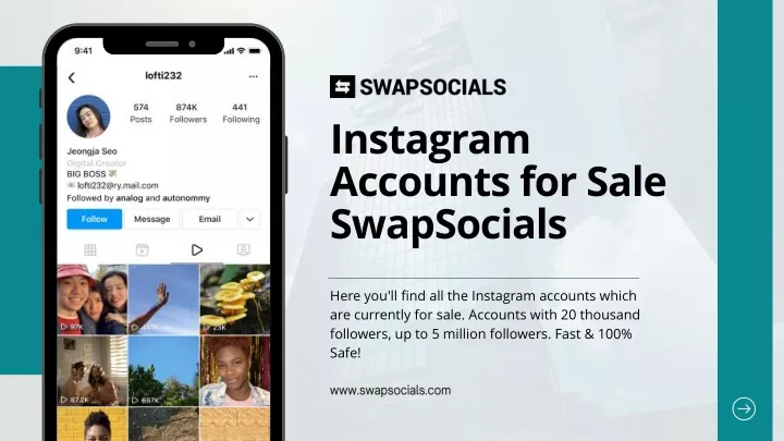 instagram accounts for sale swapsocials