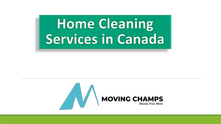 home cleaning services in canada