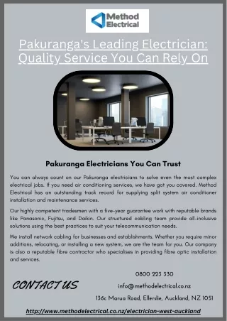pakuranga s leading electrician quality service