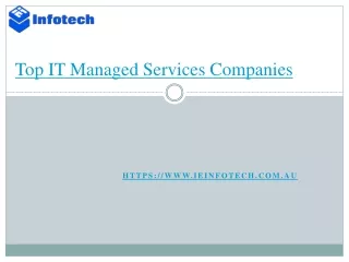 Top IT Managed Services Companies