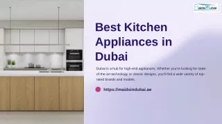 Best Kitchen Appliances in Dubai | 045864033