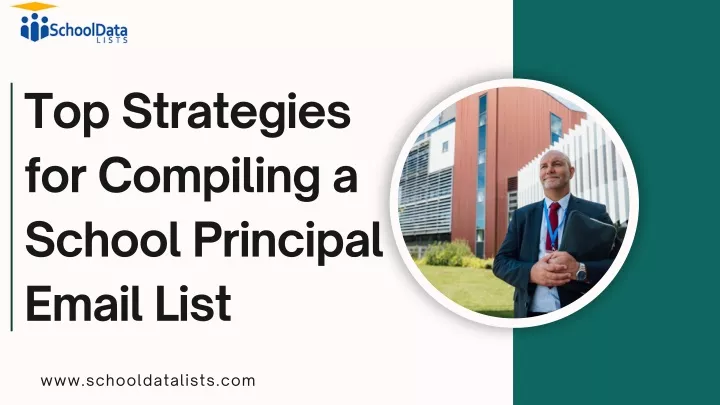 top strategies for compiling a school principal