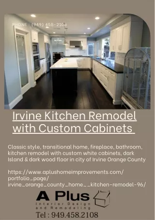 Irvine Kitchen Remodel with Custom Cabinets