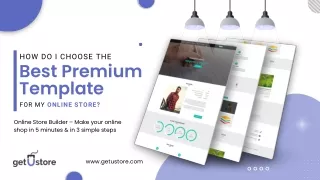 How Do I Choose the Best Premium Template for My Online Store