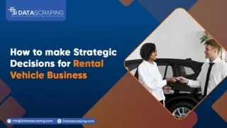 How to Make Strategic Decisions for Rental Vehicle Business