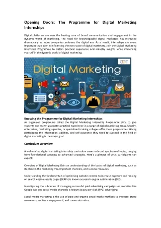digital marketing article