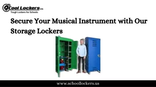 secure your musical instrument with our storage