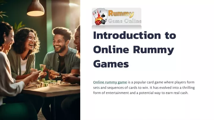 introduction to online rummy games