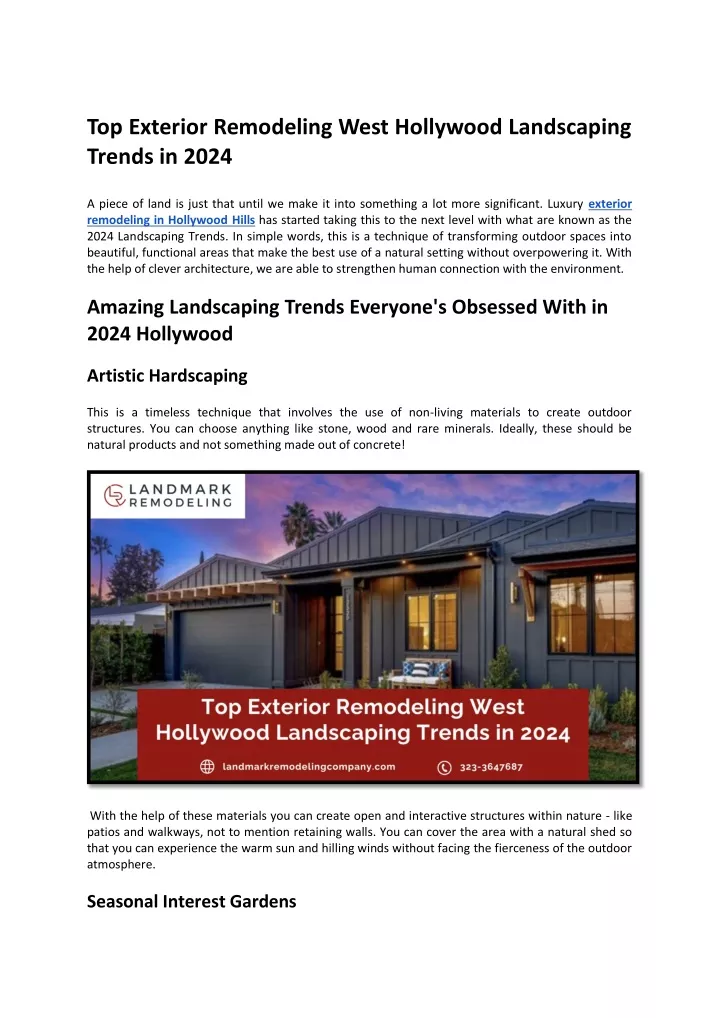 top exterior remodeling west hollywood