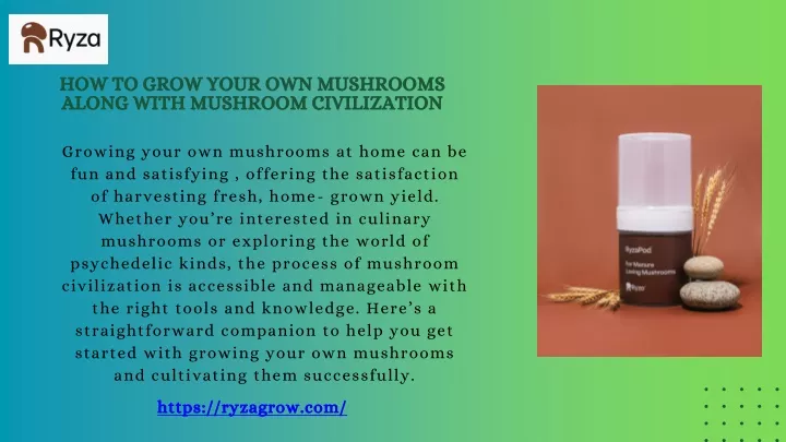 how to grow your own mushrooms along with