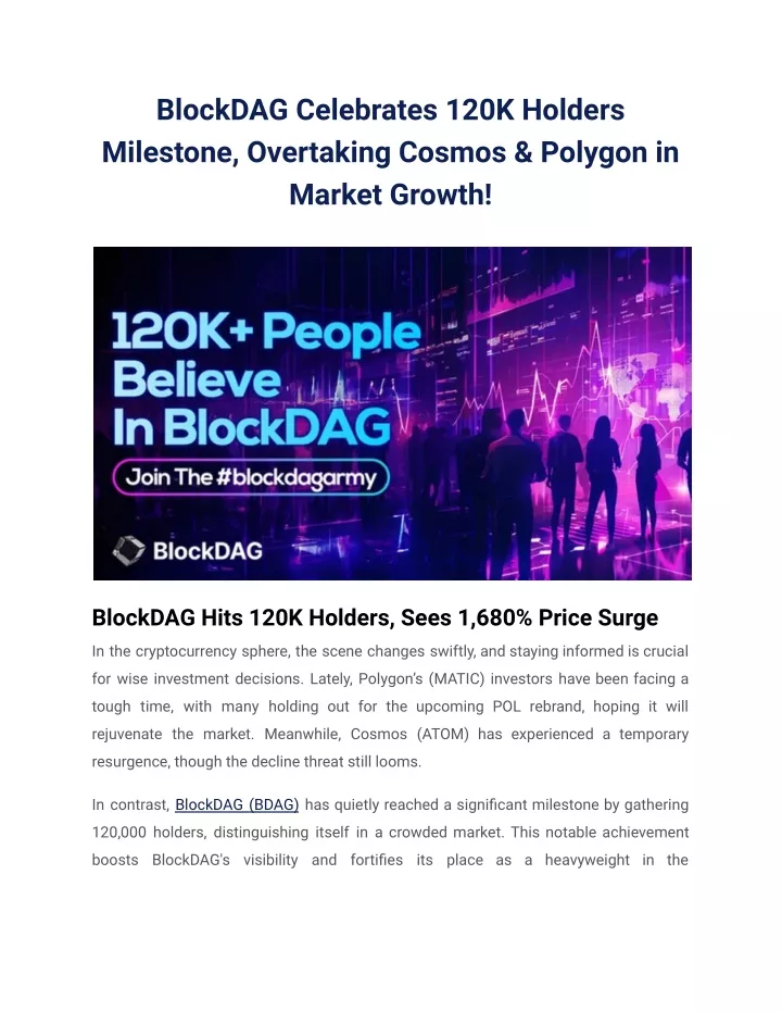 blockdag celebrates 120k holders milestone