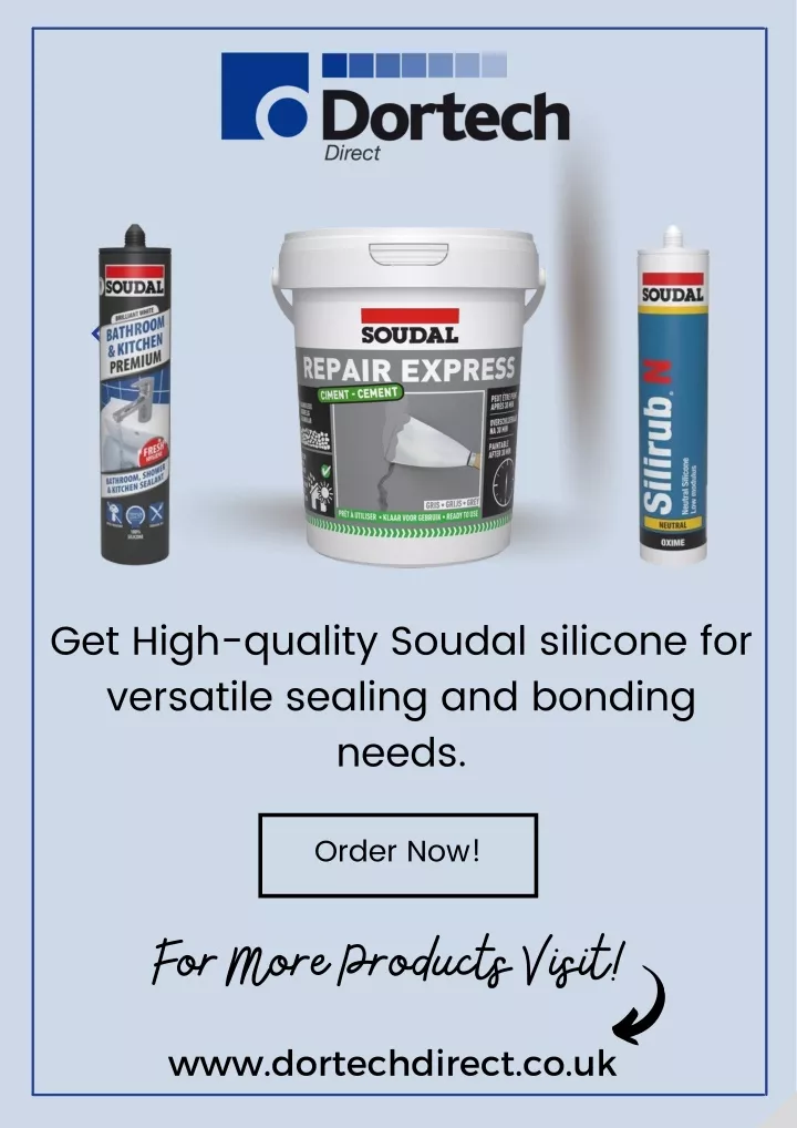 get high quality soudal silicone for versatile