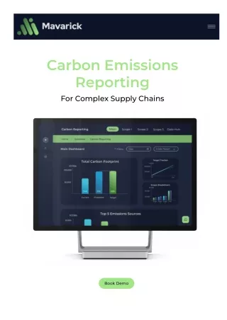 Carbon Emissions Reporting Software