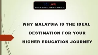 Why Malaysia is the Ideal Destination for Your Higher Education Journey