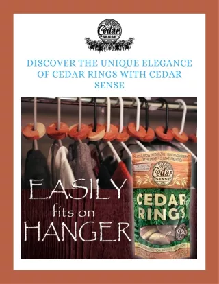 Cedar Rings by Cedar Sense Natural Beauty Meets Craftsmanship