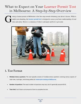 What to Expect on Your Learner Permit Test in Melbourne A Step-by-Step Overview