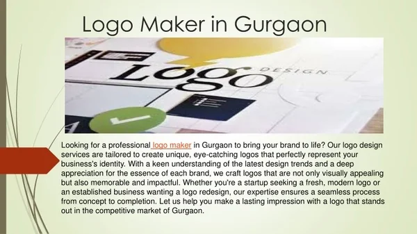 logo maker in gurgaon