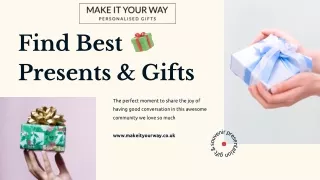 Unique Personalised Gifts for Every Occasion