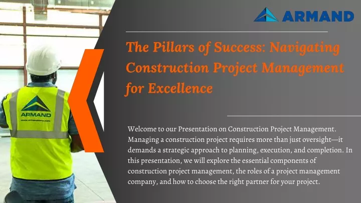 the pillars of success navigating construction