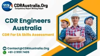 CDR Engineers Australia | CDR for EA Skills Assessment