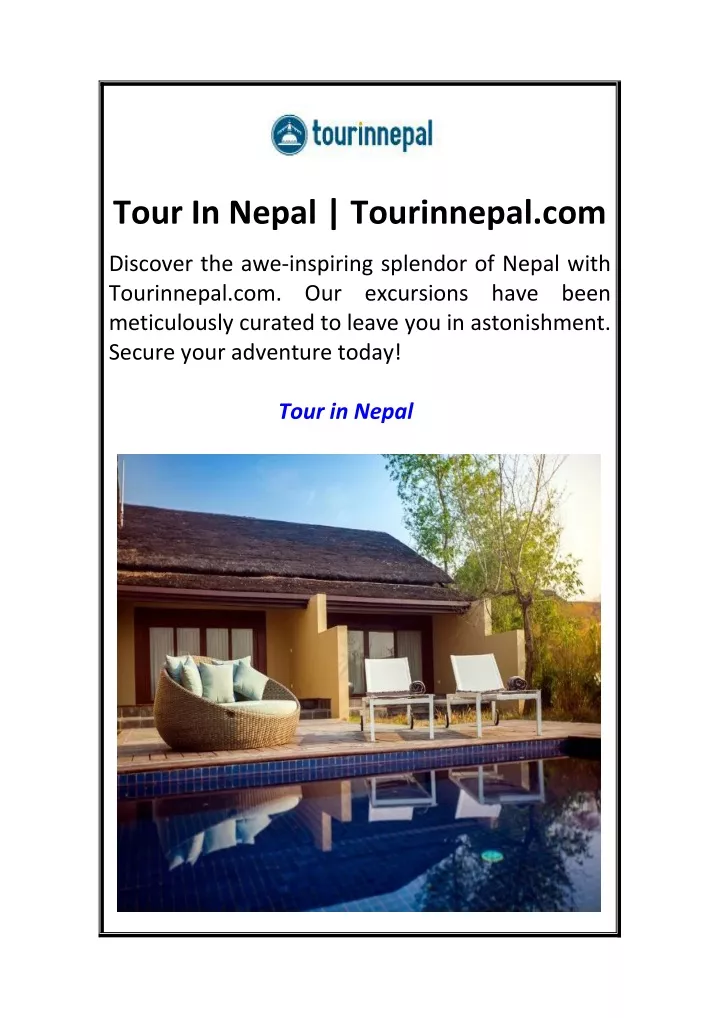 tour in nepal tourinnepal com