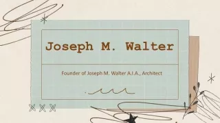 Joseph M. Walter - A Results-Driven Specialist - Largo, Florida