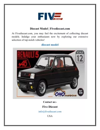 diecast model fivediecast com