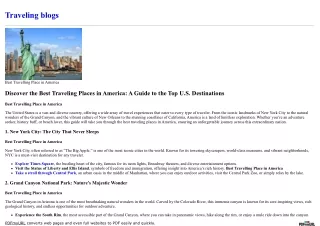 Best Travelling Place in America.pdf