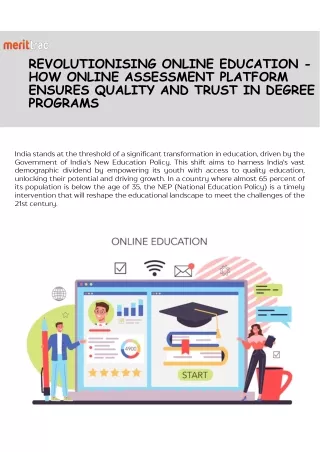 How Online Assessment Platform Ensures Quality and Trust in Degree Programs