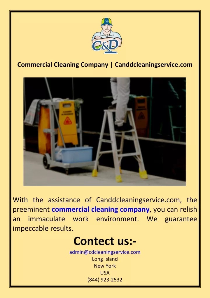 commercial cleaning company canddcleaningservice