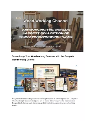 Why Choose the Complete Woodworking