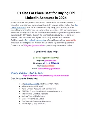 01 site for place best for buying old linkedin