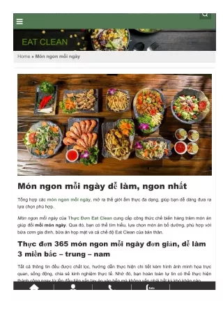 Món Ngon Mỗi Ngày: Những Món Ăn Từ Chay Đến Mặn Cho Mọi Sở Thích