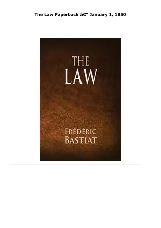 read the law     paperback â€“ january 1, 1850