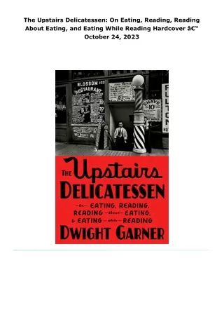 read the upstairs delicatessen: on eating, reading, reading about eati