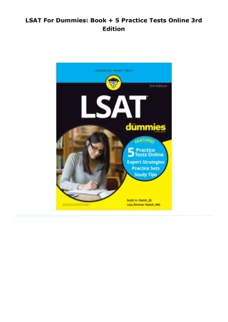 read lsat for dummies: book   5 practice tests online     3rd edition