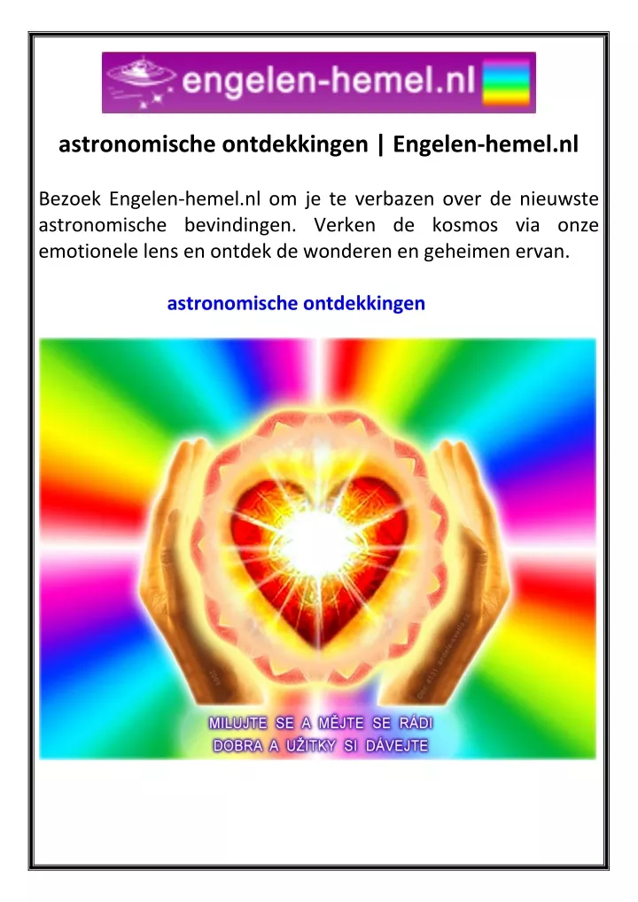 astronomische ontdekkingen engelen hemel nl