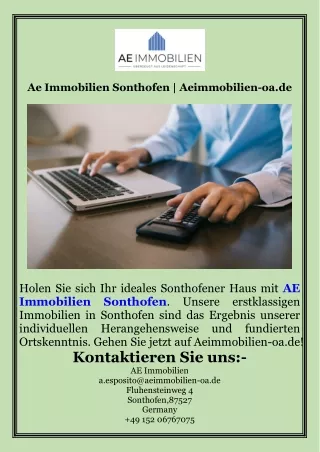 Ae Immobilien Sonthofen  Aeimmobilien-oa.de