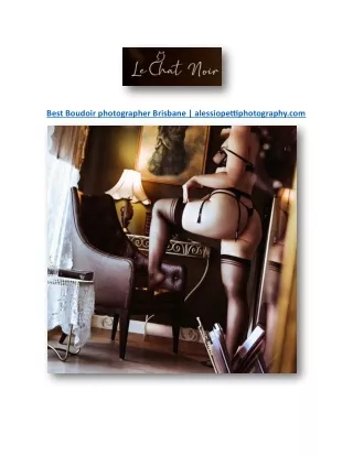 Best Boudoir photographer Brisbane | alessiopettiphotography.com