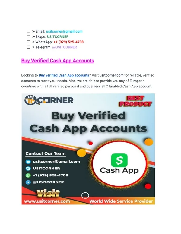 Buy Verified Cash App Accounts