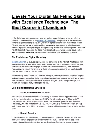 digital marketing