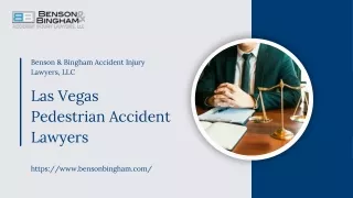 Las Vegas Pedestrian Accident Lawyers | Benson & Bingham