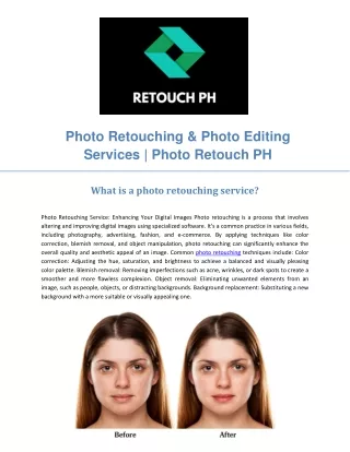 Photo Retouching