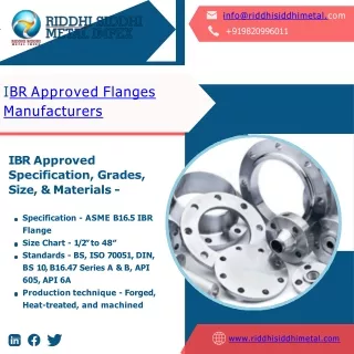 SS Flanges | EIL Approved Flanges | IBR Approved Flanges | Duplex Steel EIL Appr