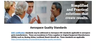 aerospace quality standards